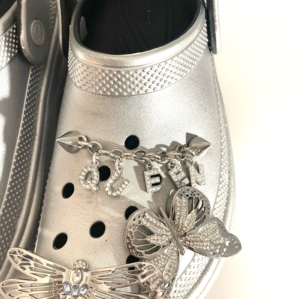 Crocs Stomp Clog Metallic Silver l. - Picture 8 of 17